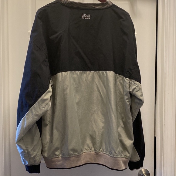 Mens Golf Wind Pullover Jacket by Gear Tan & Black XL - Picture 2 of 6